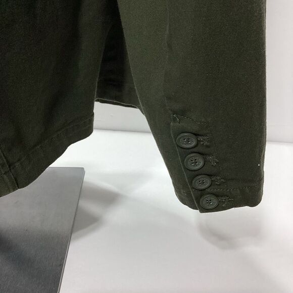 Torrid Blazer Olive Green Button Front Pockets Torrid Size 2 - Picture 8 of 12